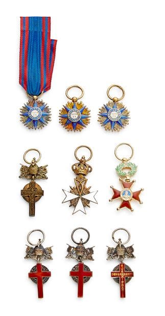 Holy See - Set of nine miniatures: Order...