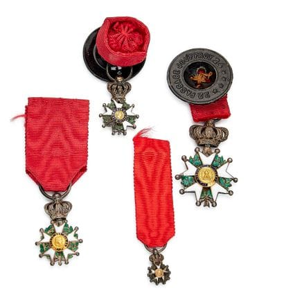 Légion d'honneur - Second Empire, quatre...