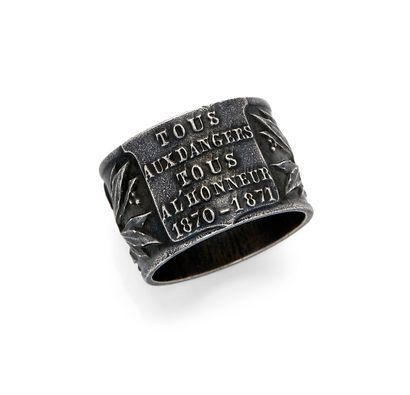 1870–1871 War – A commemorative ring from...