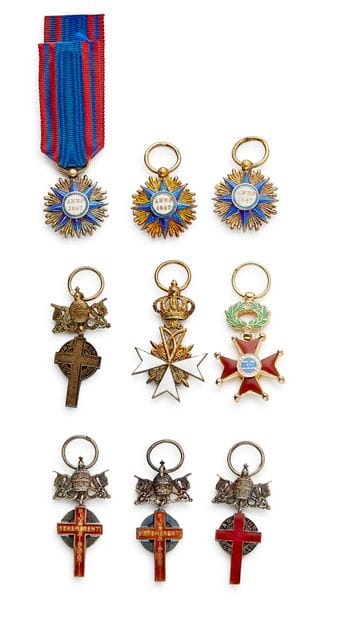 Holy See - Set of nine miniatures: Order...