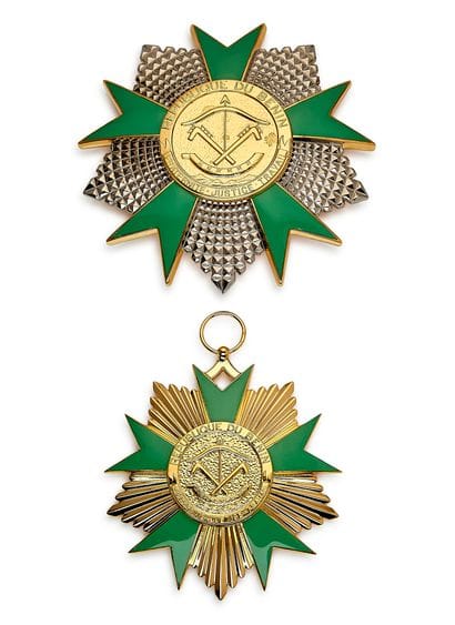 Benin - National Order of Benin, which replaced...