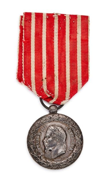 Italian Medal, Type 2 in silver by Barre,...