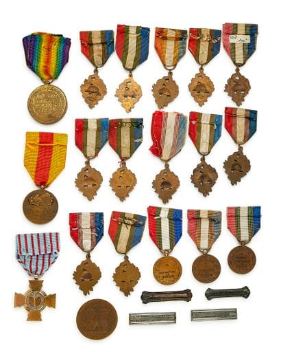 World War I - Set of twenty-three:
- Nineteen...