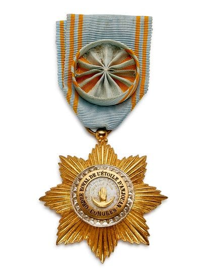 Comoros - Royal Order of the Star of Anjouan,...