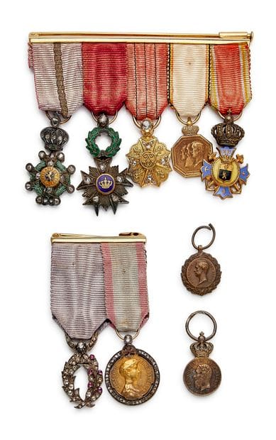 Belgium - Set of nine miniatures: a set of...