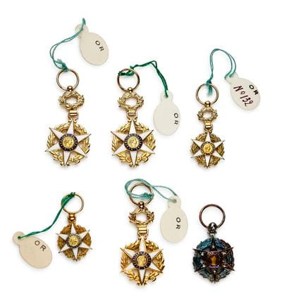 Order of Agricultural Merit, six miniature...