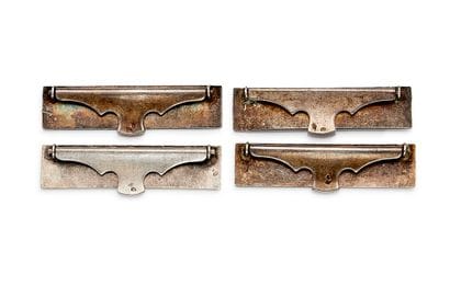 Colonial Medal - Set of four silver clasp...