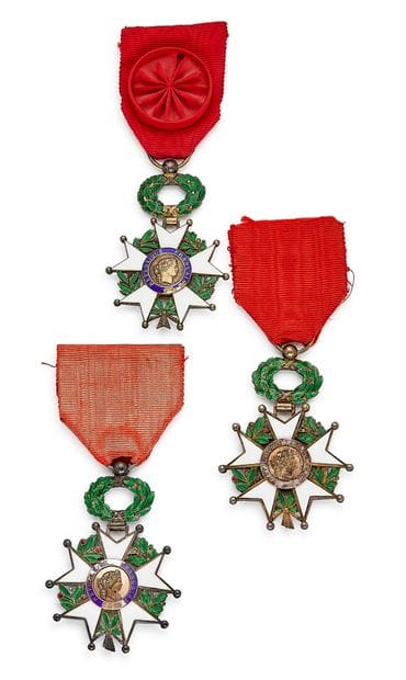 Légion d'honneur - IVe République, trois...