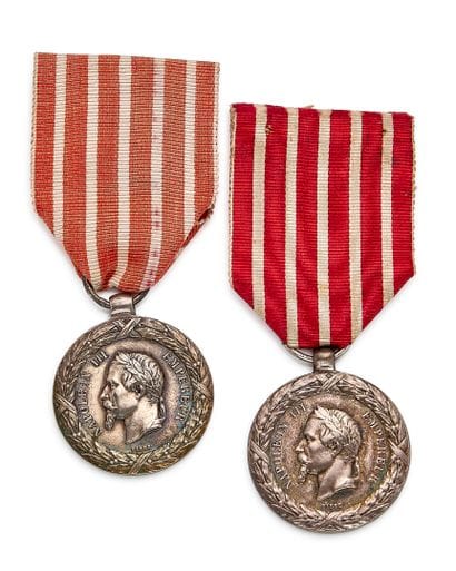 Two Italian medals of the second type, in...