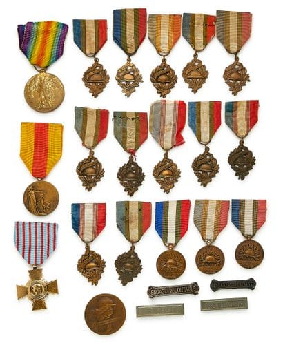World War I - Set of twenty-three:
- Nineteen...