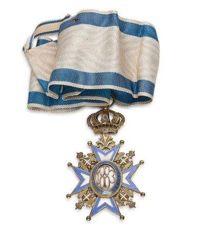 Serbie - Ordre de Saint Sava, bijou de 3e...