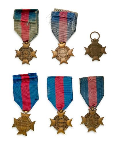Interwar period - Set of six Volunteer Military...