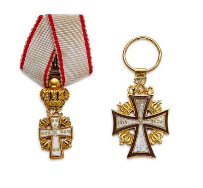 Denmark - Order of the Danbrog, two Knight's...