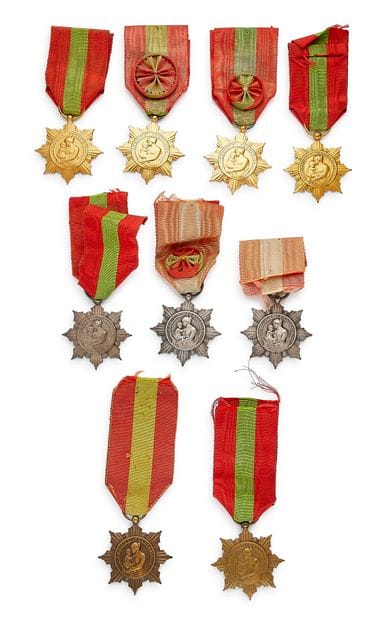 Civil Decorations - Set of French Family...