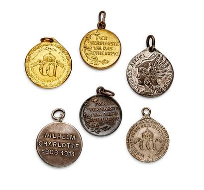 Germany - Set of six miniatures: German Empire,...