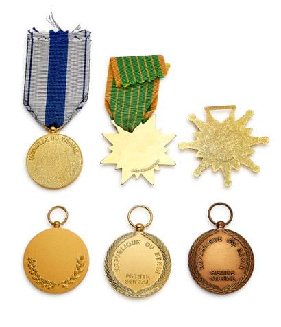 Benin - Set of six: two Social Merit Medals,...