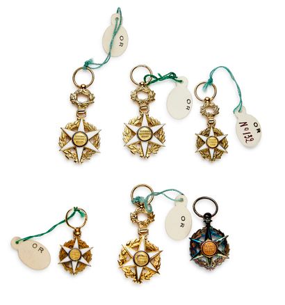 Order of Agricultural Merit, six miniature...