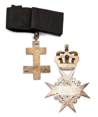 Ordre du Temple - Deux bijoux de commandeur...