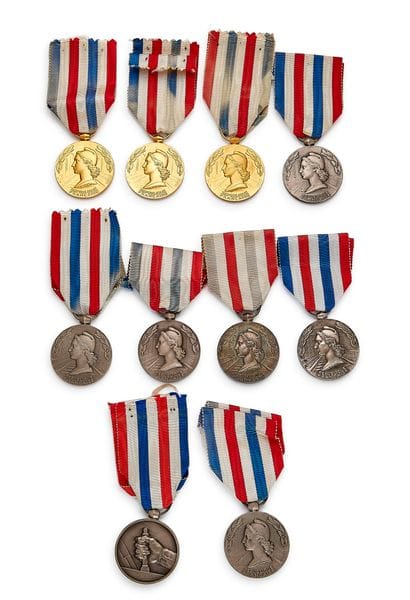 Railway Medal of Honor, 1913, set of ten:...