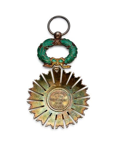 Pérou - Ordre du Soleil, insigne de chevalier...