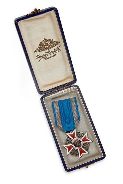 Roumanie - Ordre de la Couronne, croix du...