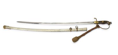 Sabre d'officier ottoman.
Poignée en corne...