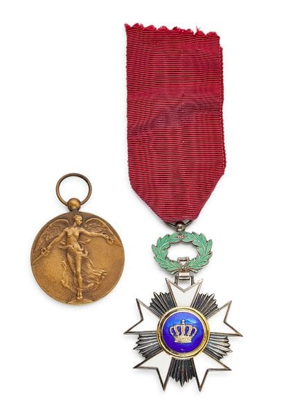 Belgium - Set of two: Order of the Crown,...