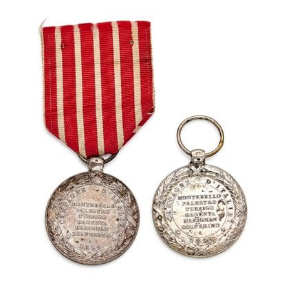 Two Italian medals of the second type, in...