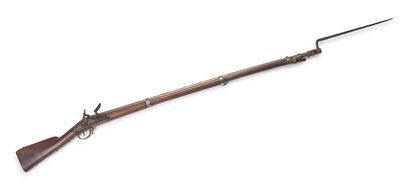 Fusil d'infanterie à silex modèle 1816 
Canon...