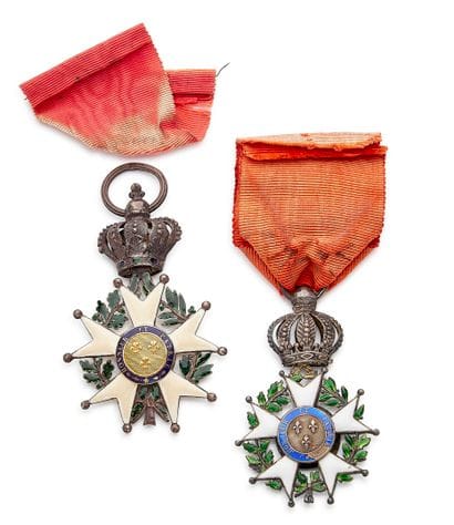 Légion d'honneur - Restauration, deux étoiles...