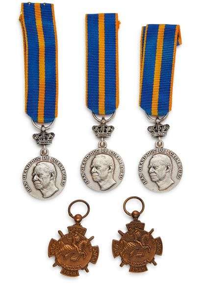 Luxembourg - Set of five miniatures: two...
