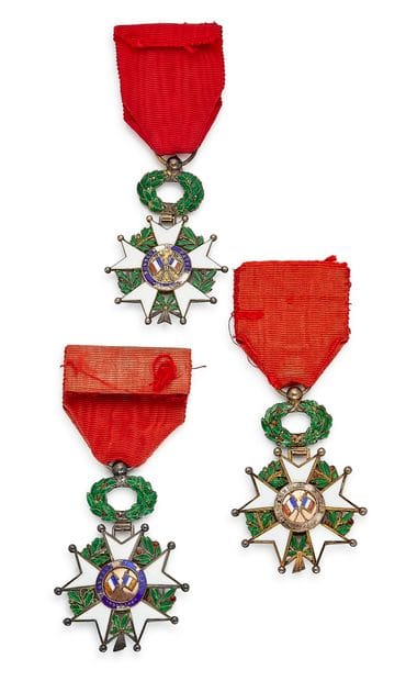 Légion d'honneur - IVe République, trois...
