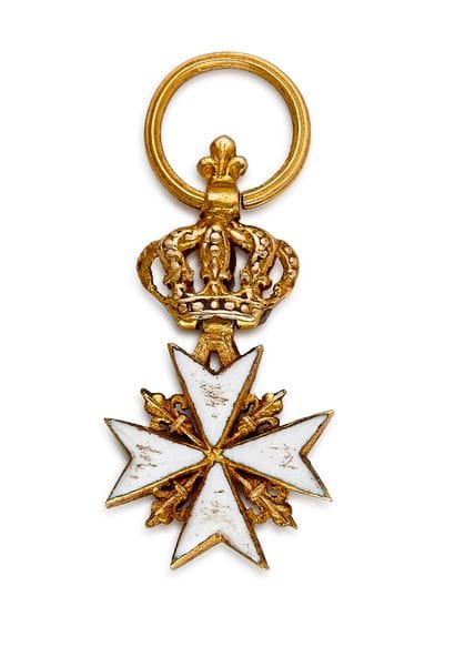 Order of Malta - Miniature knight's cross...