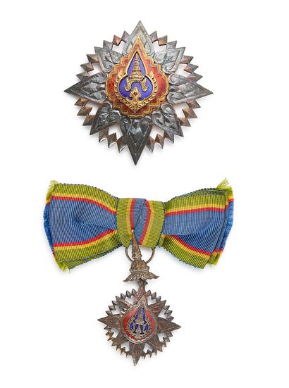 Thaïlande (Siam) - Ordre de la Couronne,...