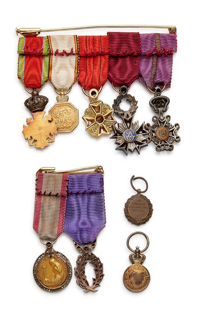Belgium - Set of nine miniatures: a set of...