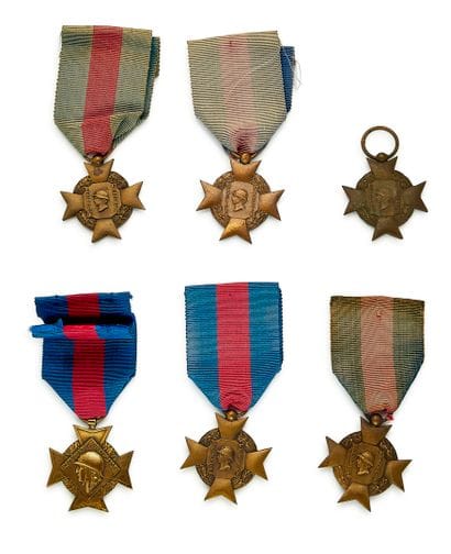 Interwar period - Set of six Volunteer Military...
