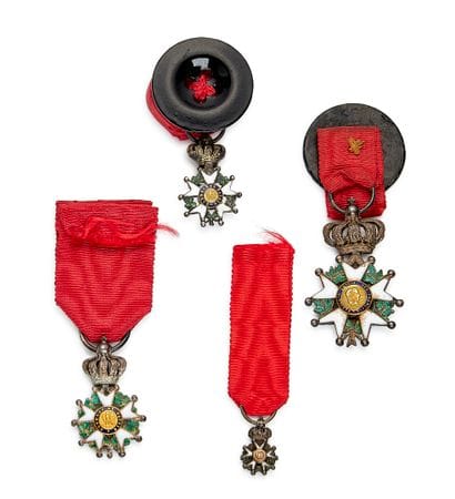 Légion d'honneur - Second Empire, quatre...