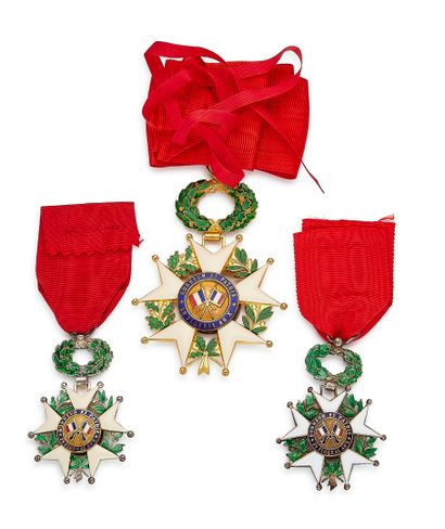 Légion d'honneur - Ve République, lot de...