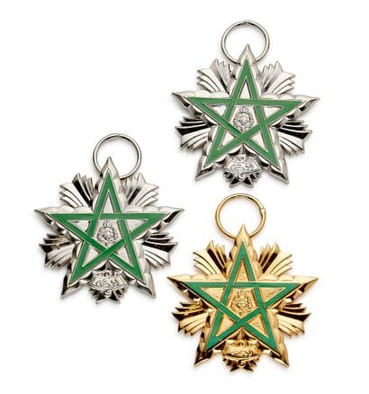 Maroc - Ordre du Trône, fondé en 1955, lot...