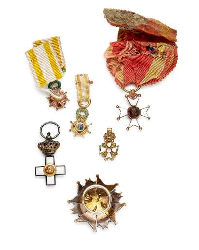 Spain - Set of six miniatures: Order of Saint...