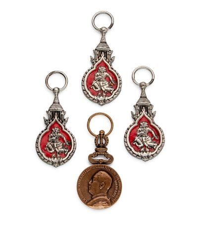Laos - set of four miniatures: one from the...