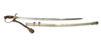 Sabre d'officier ottoman.
Poignée en corne...