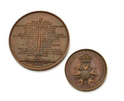 Légion d'honneur - Deux médailles commémoratives...
