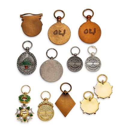 Lebanon - Set of twelve miniatures: National...