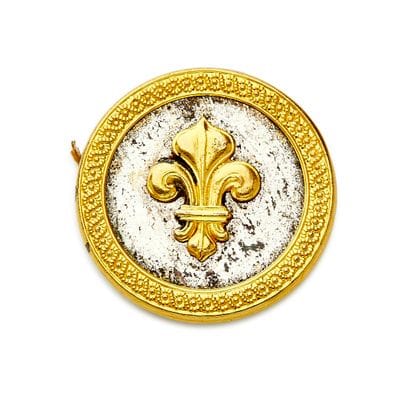 Ancien Régime, bouton de dignitaire de la...