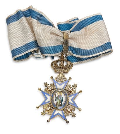 Serbie - Ordre de Saint Sava, bijou de 3e...