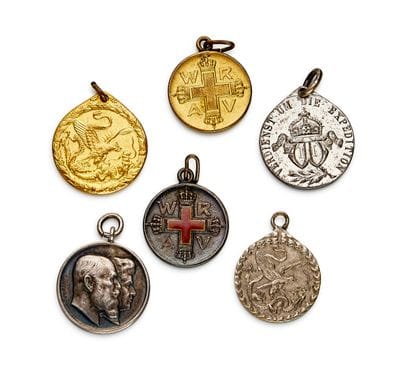 Germany - Set of six miniatures: German Empire,...