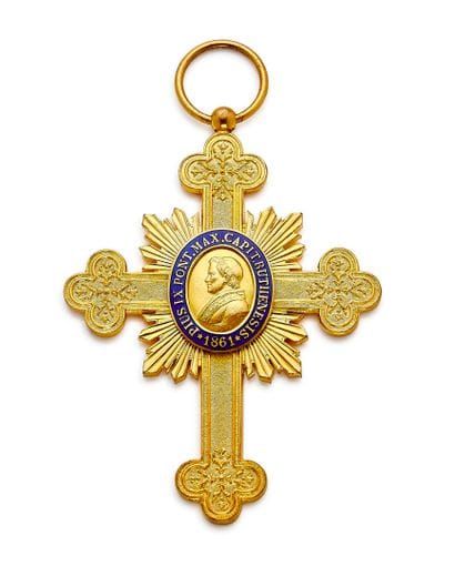 Canon's cross of the Chapter of Rodez and...