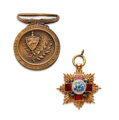 Cuba - Two miniatures: Order of the Red Cross,...