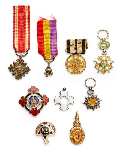 Foreign Countries - Set of five miniatures:...